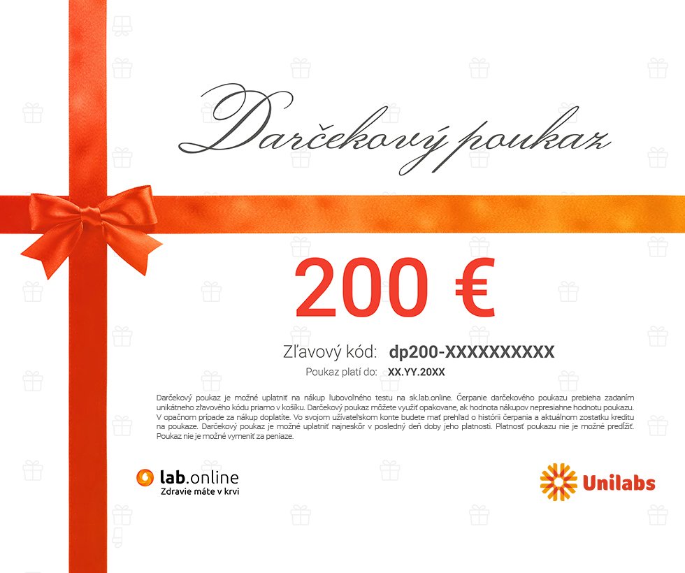 Darčekový poukaz 200€