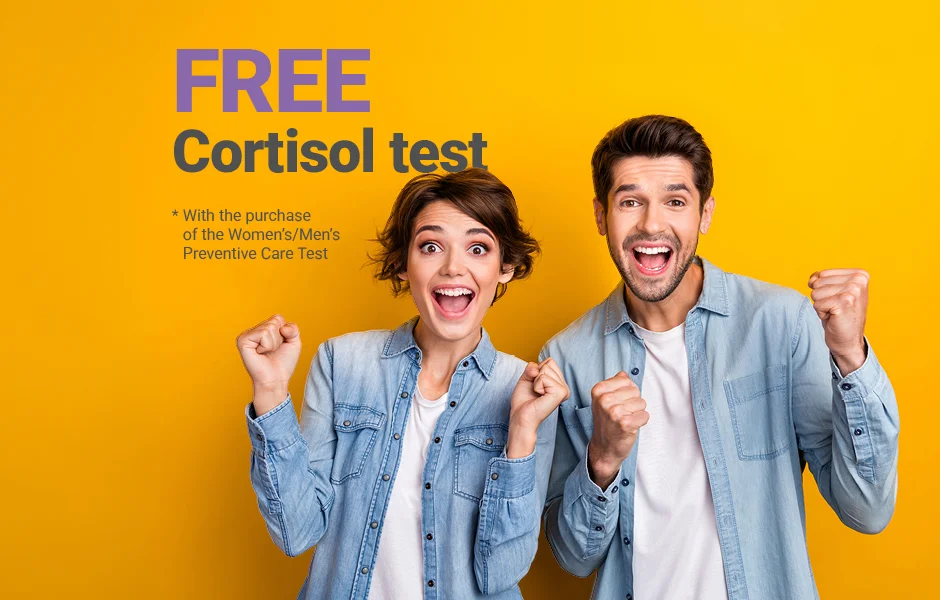 🎁 FREE cortisol test